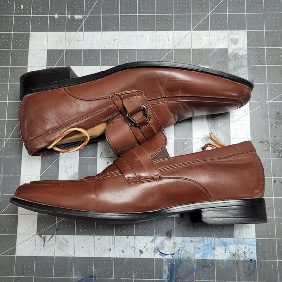 Stacy Adams Brown Dress shoes size 7 Mens - Picture 2 of 10